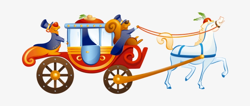 Wizards And Princesses Wallstickers For Kids, Pumpkin - Cinderella, transparent png download