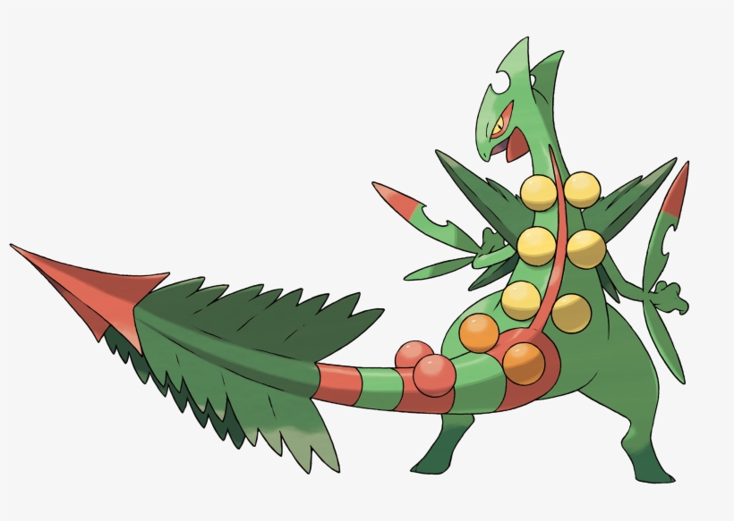 You May Have Noticed In Differences With Sceptile And - Mega Sceptile, transparent png download