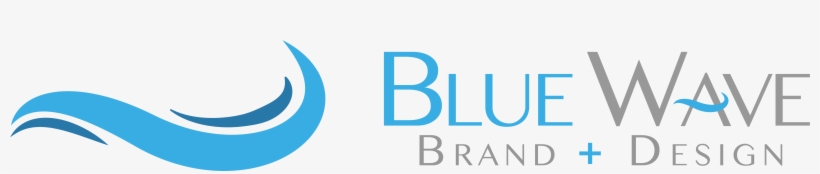 Blue Wave Brand Design - Graphic Design, transparent png download