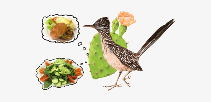Cafe New Mexico Dreaming On The Burger - Roadrunner Clipart Transparent, transparent png download