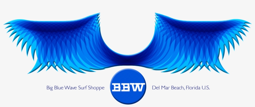 Big Blue Wave Shoppe Logo - Eyelash Extensions, transparent png download