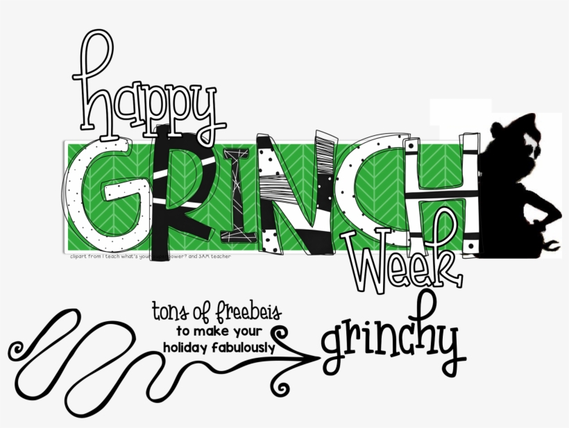 Long Grinch Week Sign - Grinch, transparent png download