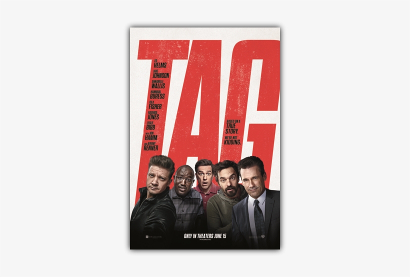 R For Language Throughout, Crude Sexual - Tag Movie Poster 2018, transparent png download