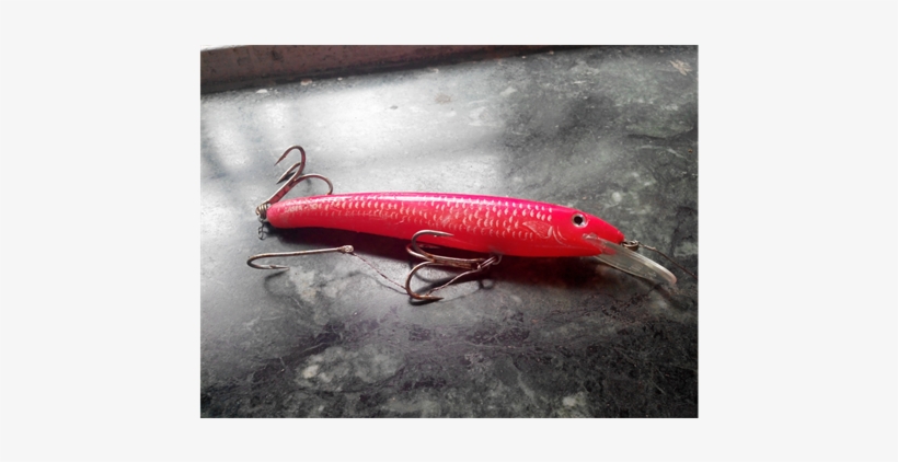 Showing A Treble Fish Hook Along With A Single Fish - Fish Hook, transparent png download