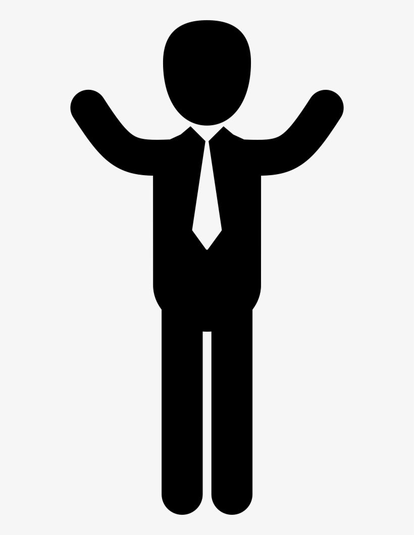 Businessman With Outstretched Arms Comments - Portable Network Graphics, transparent png download