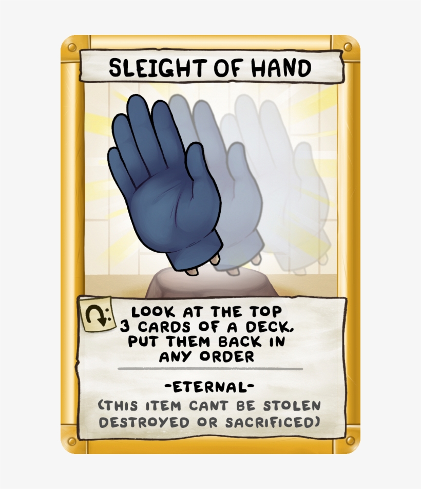 Binding Of Isaac Four Souls Sleight, transparent png download