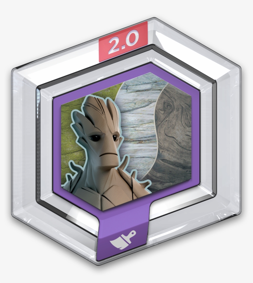 Theme Out Your Toy Box World With Groot's Roots - Disney Infinity Power Disc A Small World, transparent png download