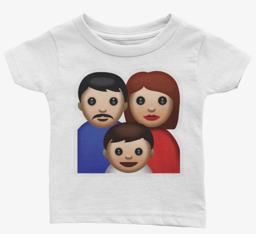 Emoji Baby T-shirt - Family Emoji, transparent png download