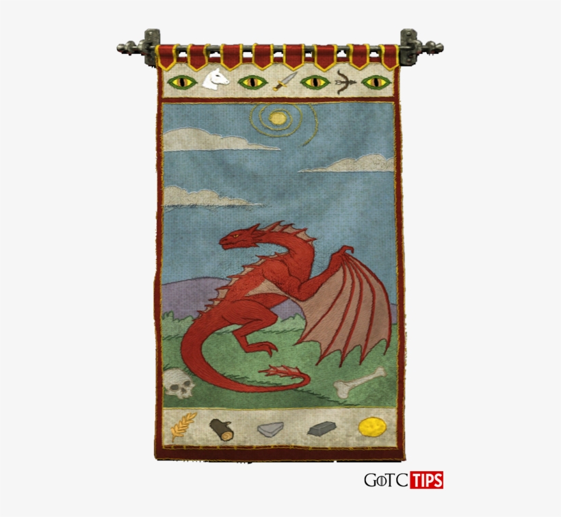 Game Of Throne Conquest Dragon Graphics Tapestry - Game Of Thrones Conquest Dragons, transparent png download