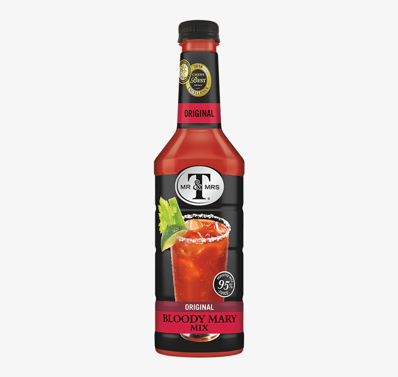 Glass Of Bacon-infused Bloody Mary With Lime, Bacon, - Mr & Mrs T, transparent png download