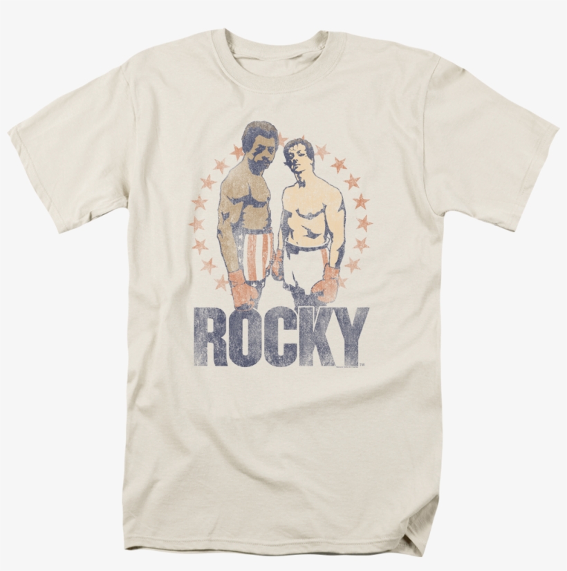 Apollo Creed And Rocky Balboa T Shirt Men S T Shirt - Youth: Rocky - Creed And Balboa, transparent png download