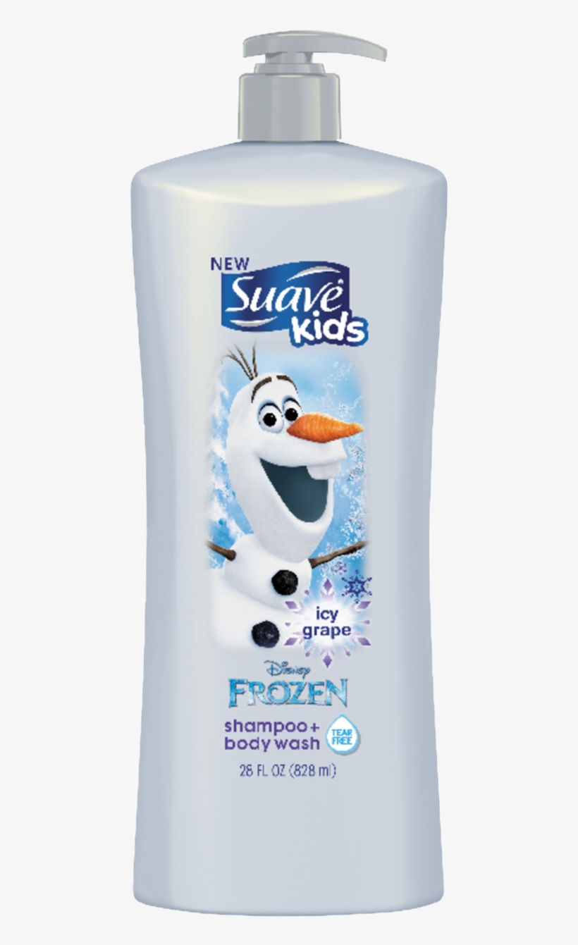 Disney Frozen Olaf Icy Grape Shampoo And Body Wash - Suave Frozen Icy Grape Body Wash 828 Ml, transparent png download