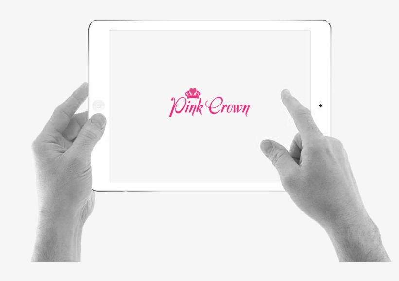 Pink Crown Media Can Help You And Your Business By - Sign Language, transparent png download