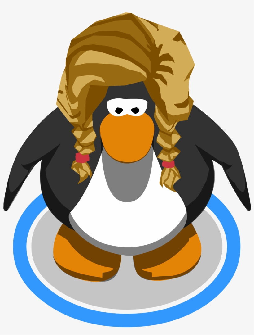 The Strawberry Braid In-game - Miss Piggy Club Penguin, transparent png download
