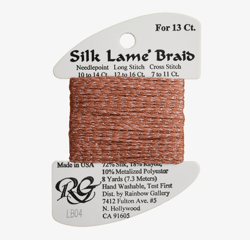 Needlepoint Silk Lame Braid Thread Lb-04, transparent png download