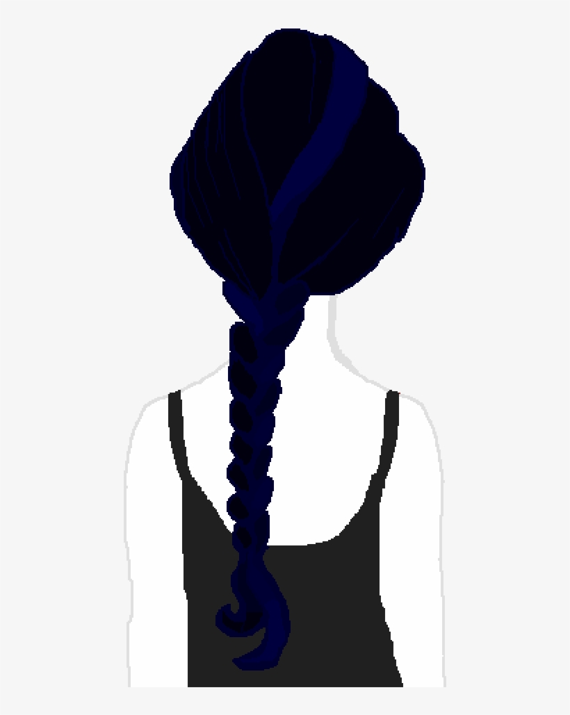Misty Cage With Her Hair Up In A Braid - Drawing, transparent png download