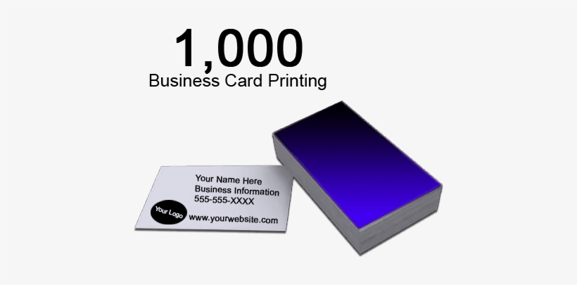 1000 Custom Business Card - Six, transparent png download