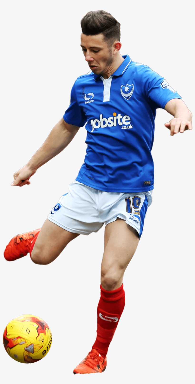 Youth Soccer Player Png Download - Conor Chaplin Portsmouth Fc, transparent png download