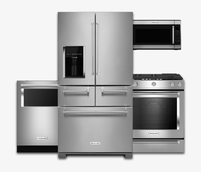 Appliance Suite - Kitchenaid 30-inch 5-burner Gas Slide-in Convection, transparent png download