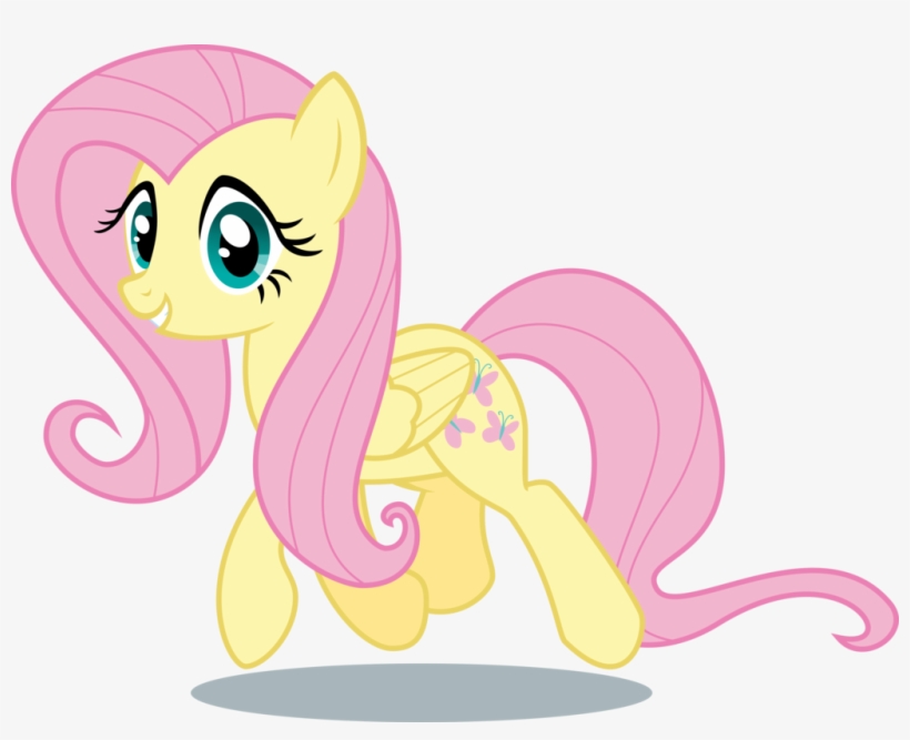 Drawing Ponies Fluttershy Png Black And White Library - My Little Pony Fluttershy, transparent png download