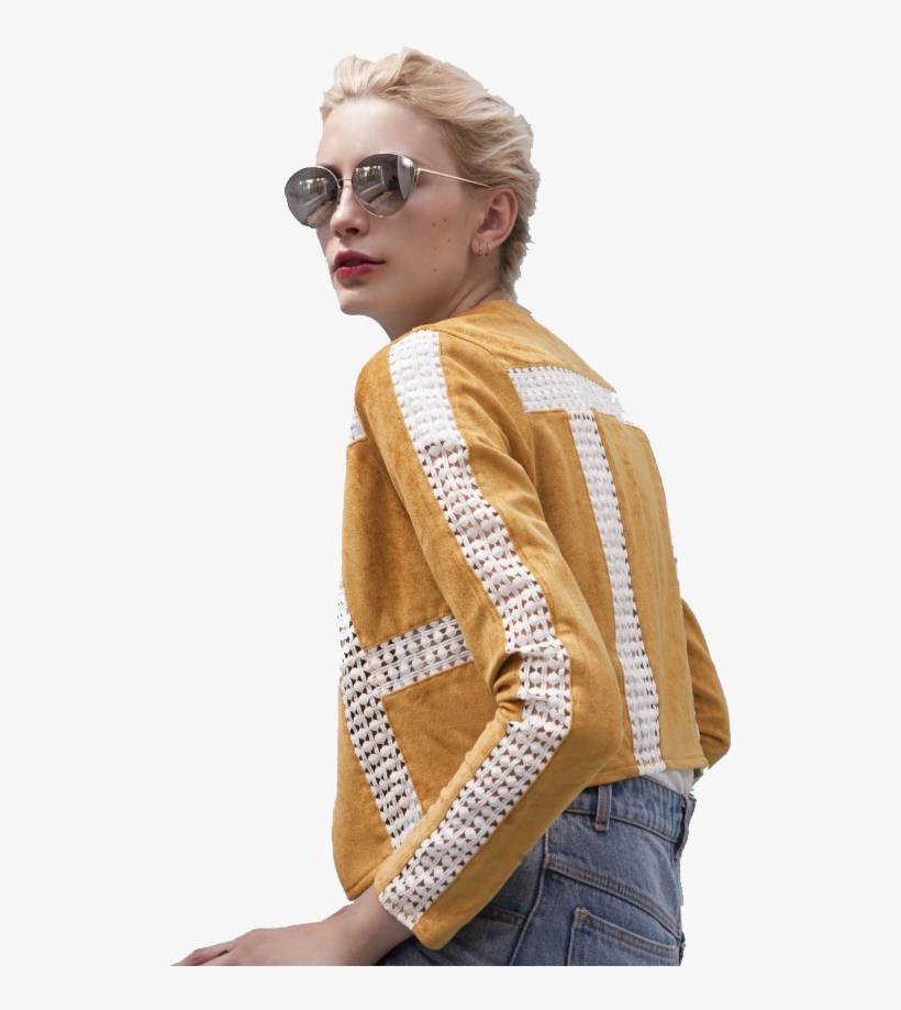 Suede Yellow Jacket For Web Page, transparent png download