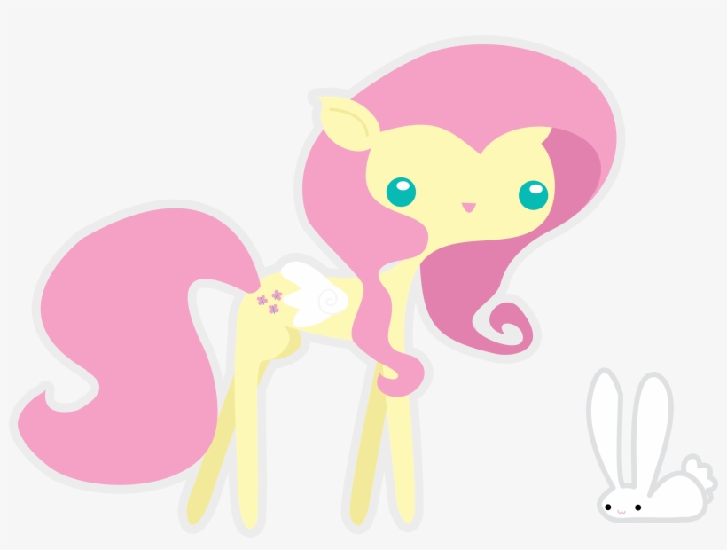 Fluttershy - Cartoon, transparent png download
