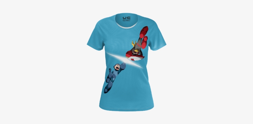 Mega Man Versus Proto Man - Shirt, transparent png download