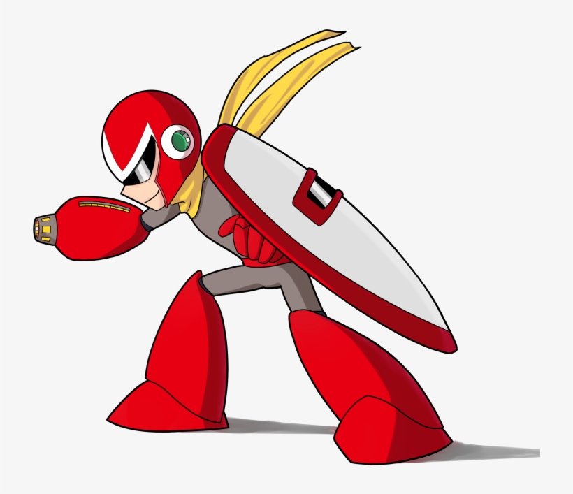 And Finally Protoman - Cartoon, transparent png download
