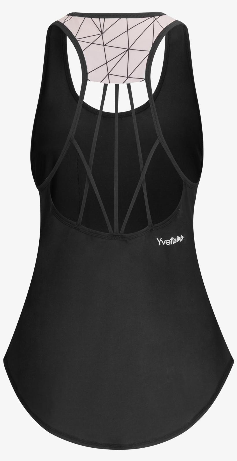 Criss Cross Back Asymmetric Print Sports Tank Top With - World Wide Web, transparent png download