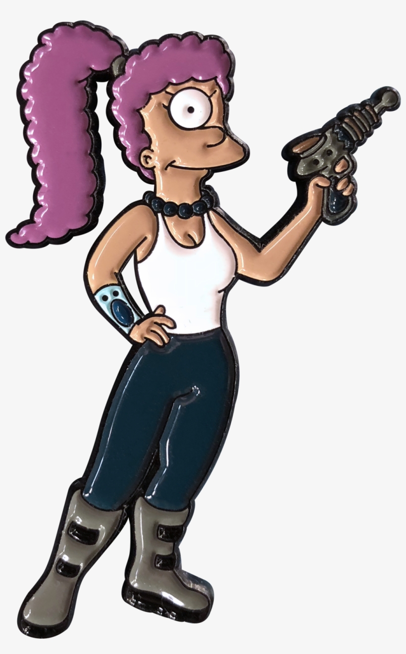 Thumbs Marge X Futurama Pin - A Shop Called Quest, transparent png download