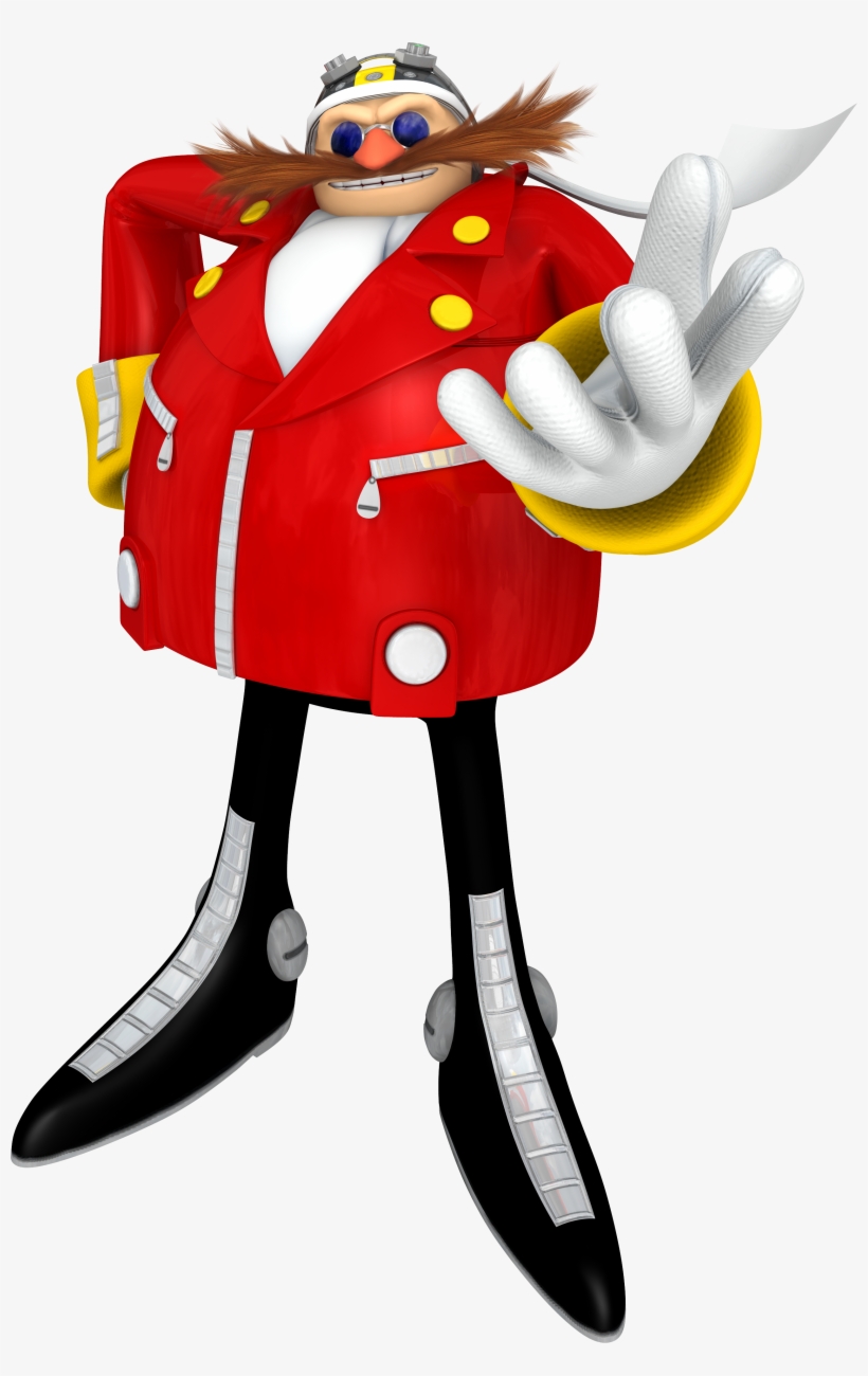 Sonic Free Riders Eggman Artwork - Sonic Riders Zero Gravity Eggman, transparent png download