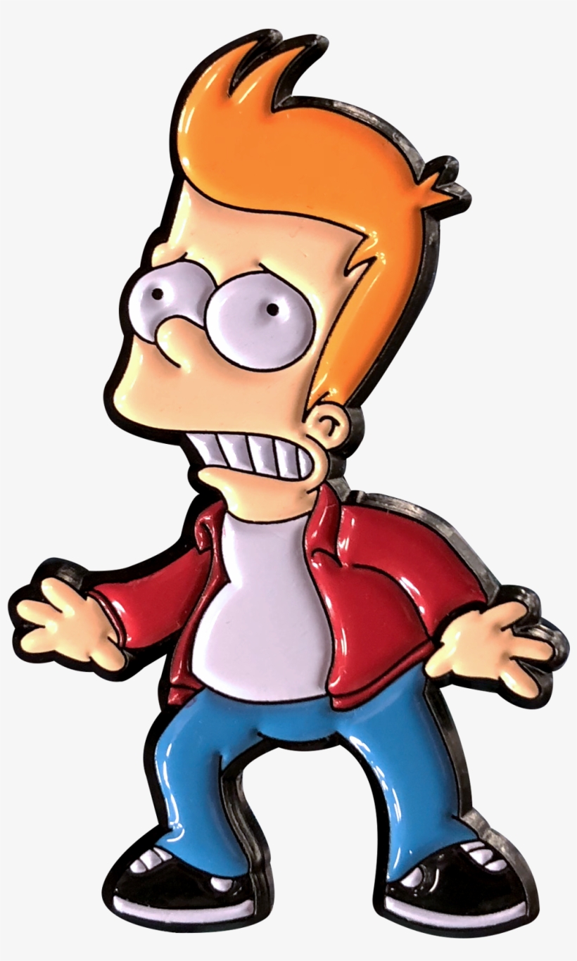 Thumbs Bart X Futurama Pin - A Shop Called Quest, transparent png download