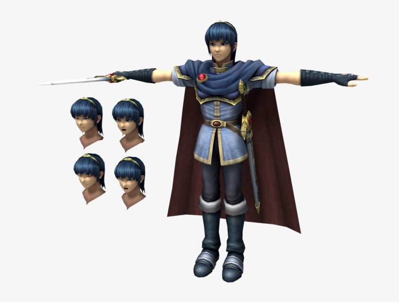 Download Zip Archive - Marth Super Smash Bros, transparent png download