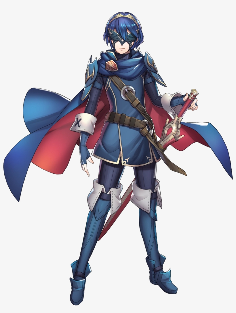 View Samegoogleiqdbsaucenao Lucina Masked Marth Heroes, transparent png download