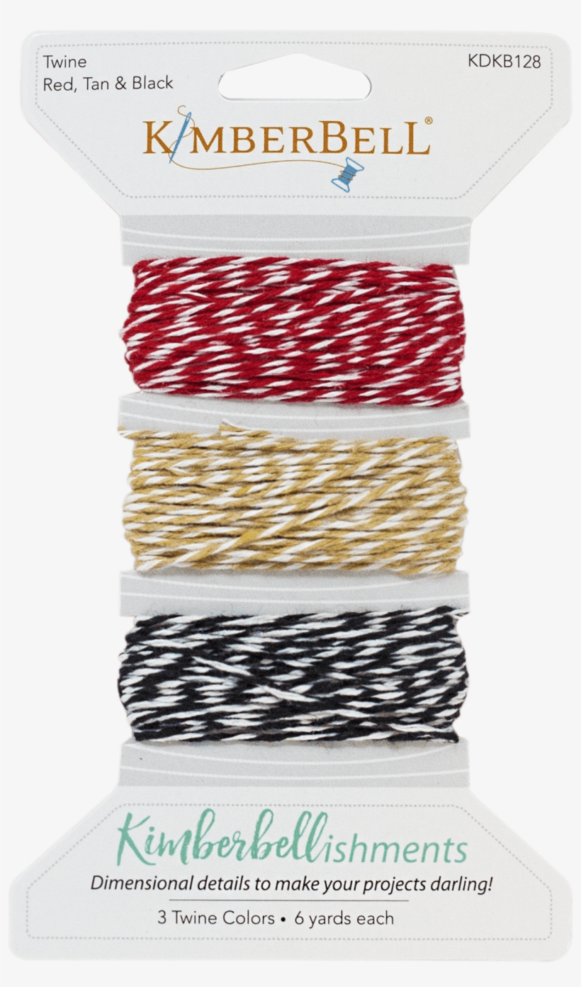 Kimberbell Twine Red, Tan & Black - Wafer, transparent png download