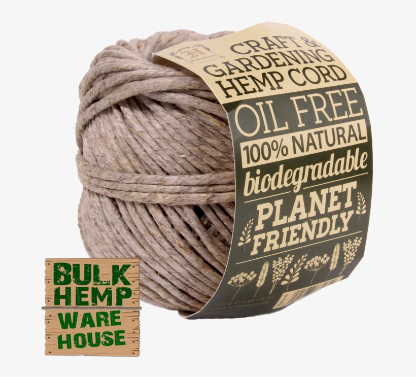 5mm Hemp Twine Natural - Craft & Gardening Hemp Cord 170#125'-natural, transparent png download