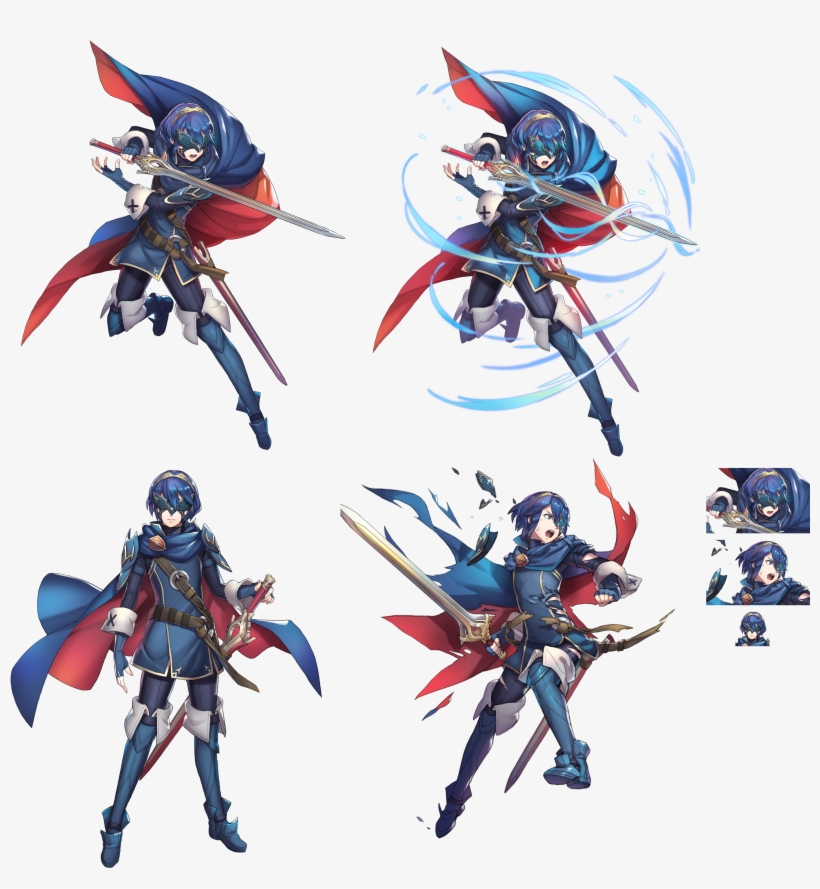 Click For Full Sized Image Marth - Marth Fire Emblem Heroes, transparent png download