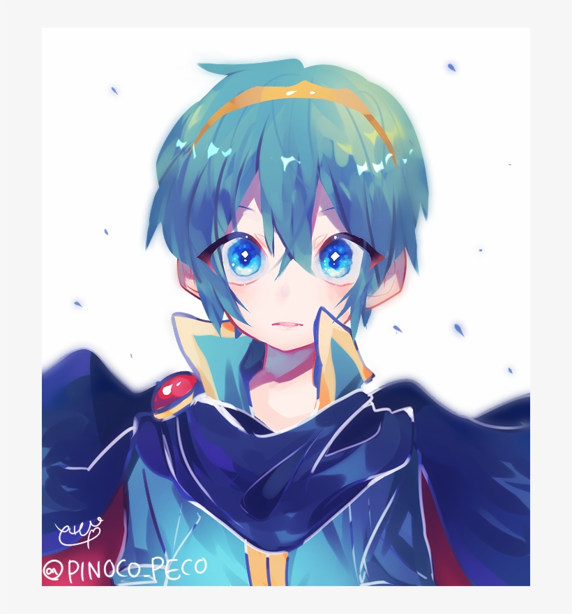 Marth Drawn By Repikinoko - Fire Emblem: Mystery Of The Emblem, transparent png download