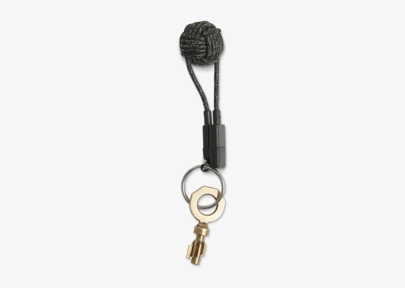 Reinforced Charging Cable And Keychain - Chain, transparent png download