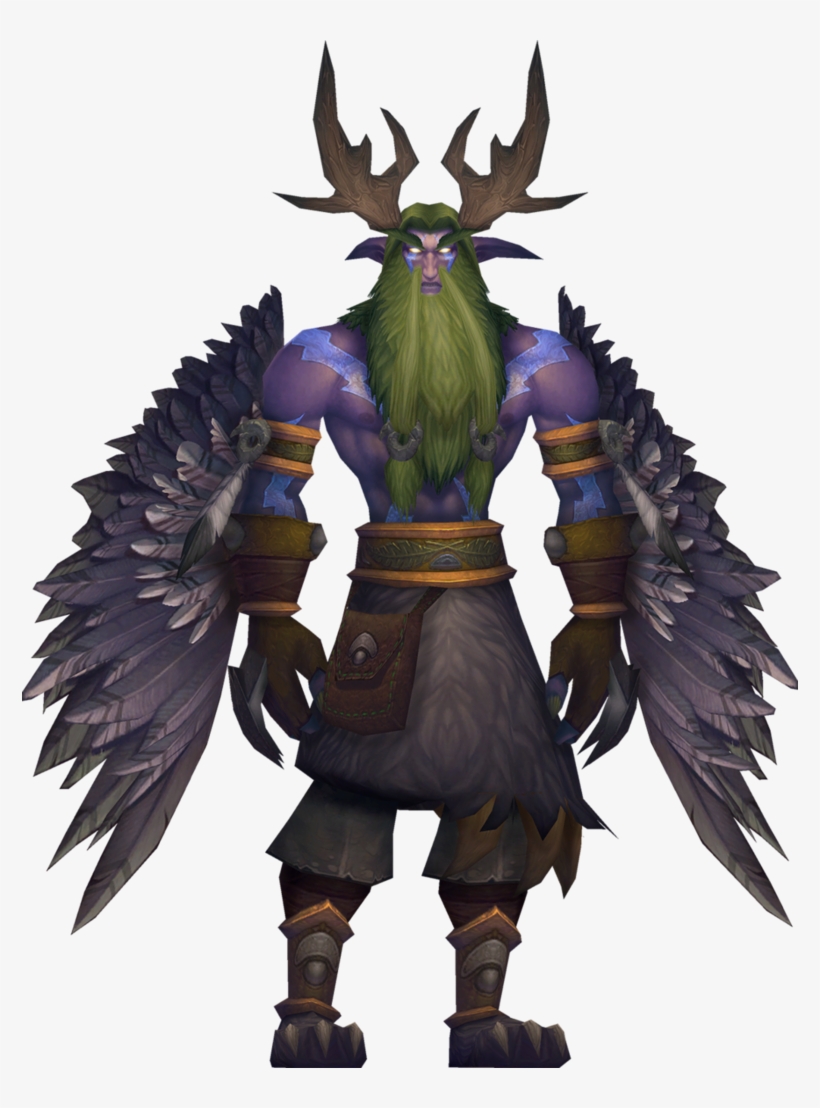 He Earned Them Through Druid Training - Wow Malfurion Stormrage, transparent png download