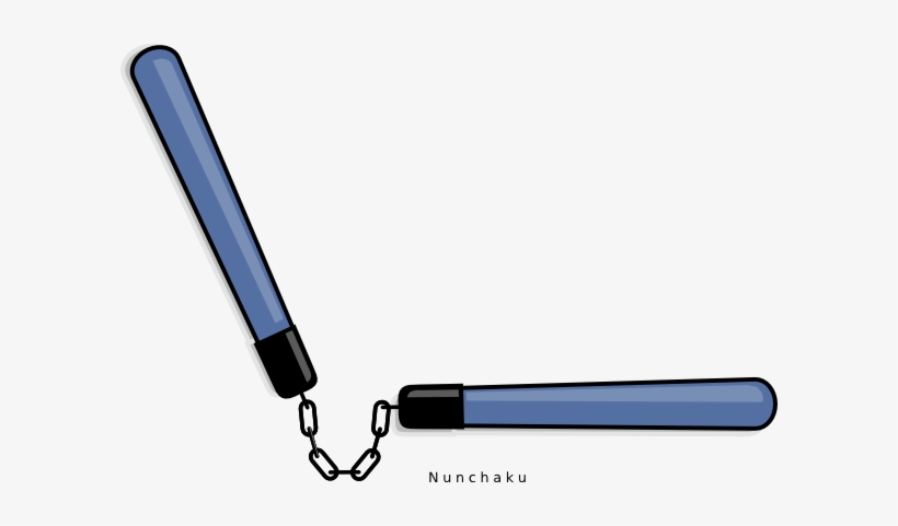 Small - Nunchucks Clip Art, transparent png download