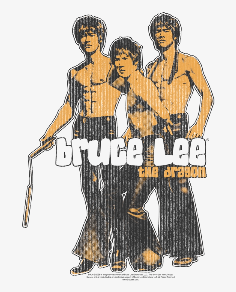 Bruce Lee Nunchucks Men's Tank - Illustration, transparent png download