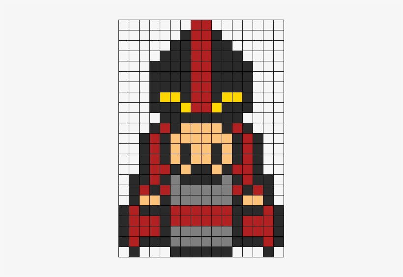 Aladdin Jafar Perler Bead Pattern / Bead Sprite - Jafar Perler Beads, transparent png download