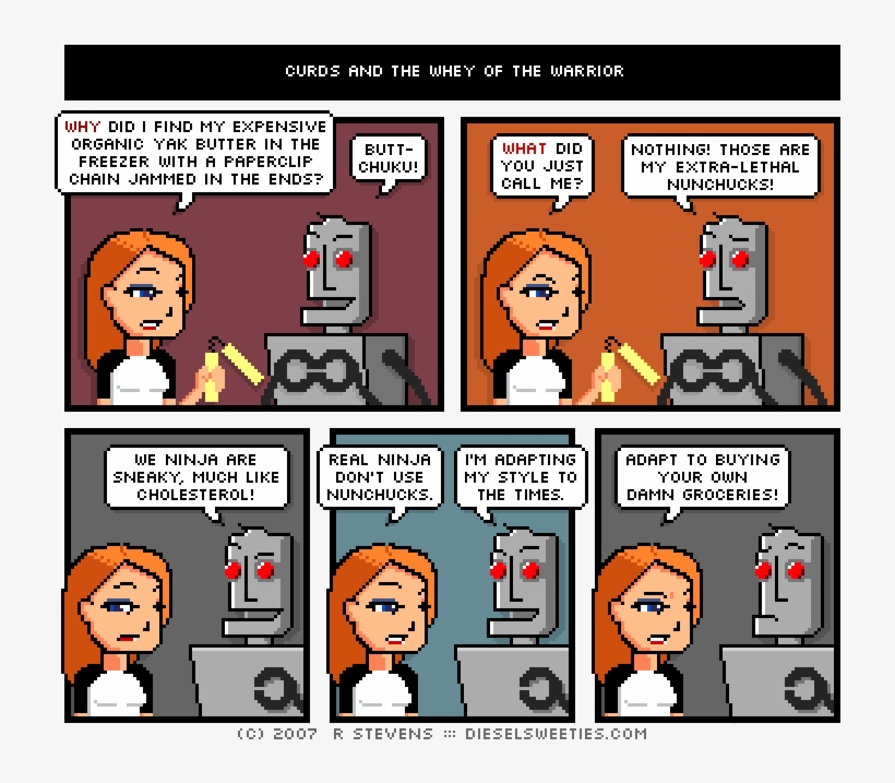 Curds And The Whey Of The Warrior - Atheist Webcomic, transparent png download