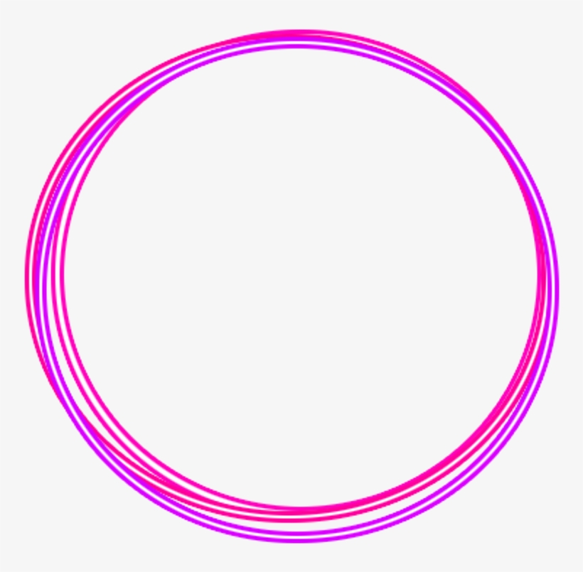 Lights Effects Frames Borders Frame Border Neon Neonlig - Circulos Png Para Portadas, transparent png download