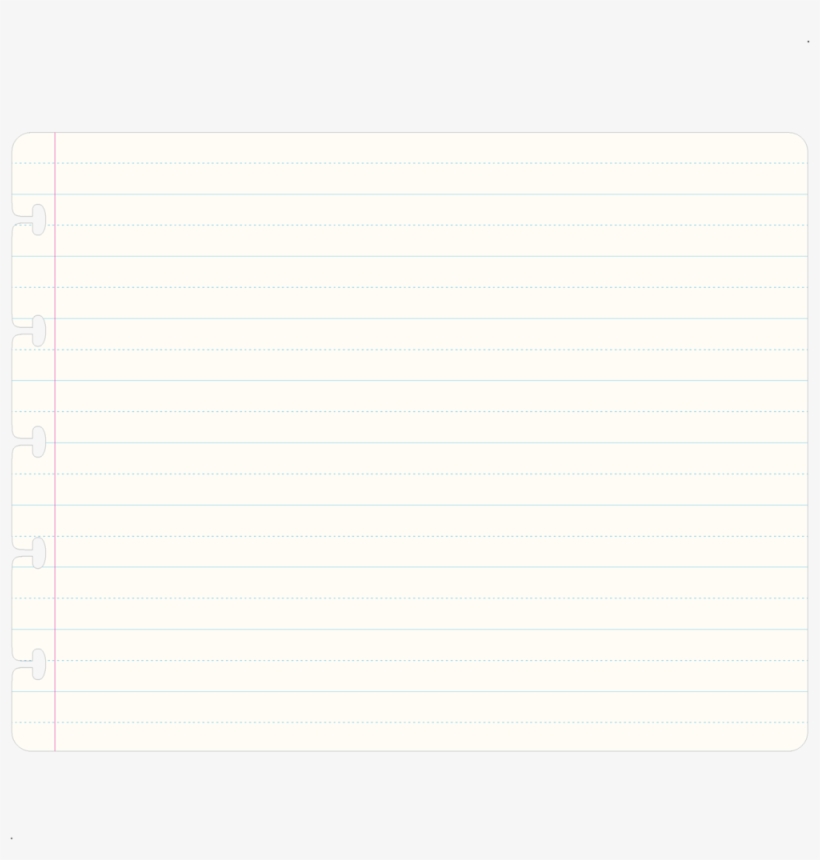 Blank Paper \ Blue Line, transparent png download