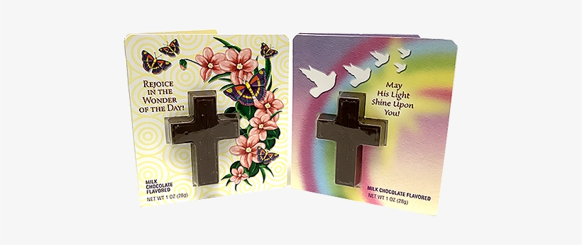 Palmer Easter Greeting Card With Chocolate Cross 1 - Easter, transparent png download