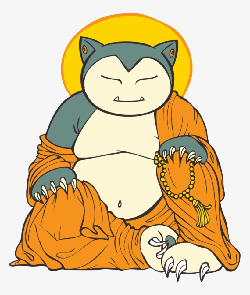 Buddha Snorlax - Snorlax Buddha, transparent png download