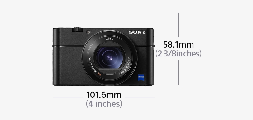 Rx100 V The Premium - Digital Camera, transparent png download