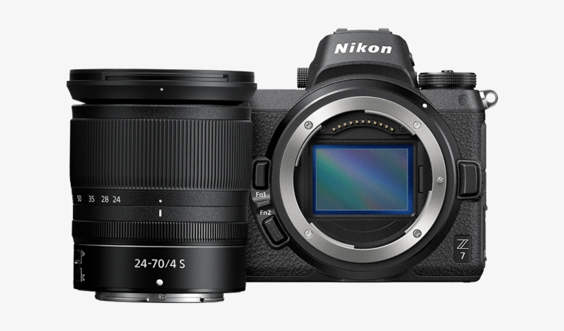 Camera With 24-70mm F/4 S Lens - Canon Eos R Nikon Z7, transparent png download